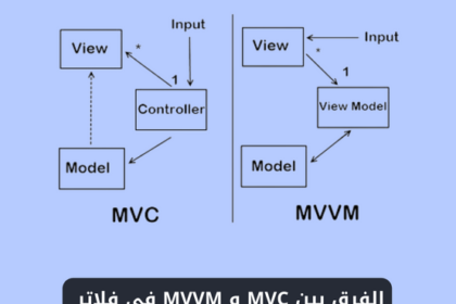 الفرق بين MVC و MVVM في فلاتر