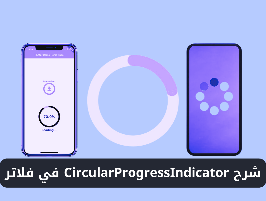 شرح استخدام CircularProgressIndicator في فلاتر