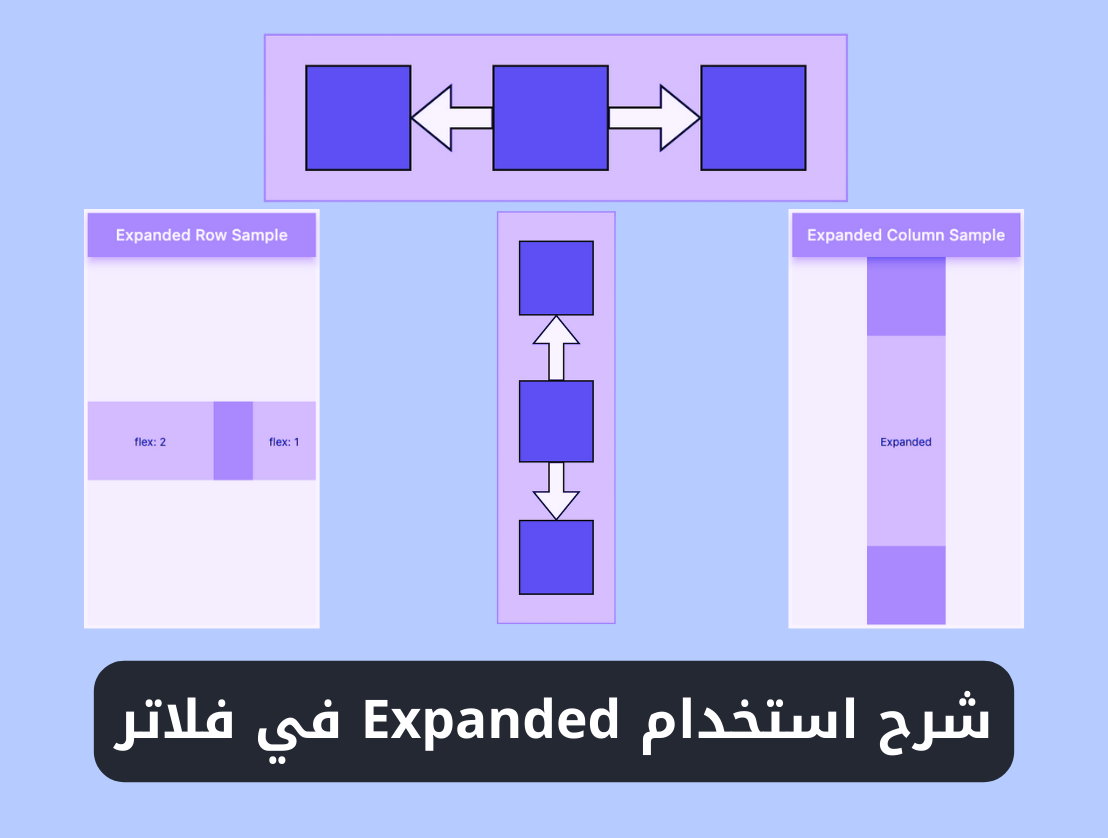 شرح استخدام ويدجت Expanded في فلاتر